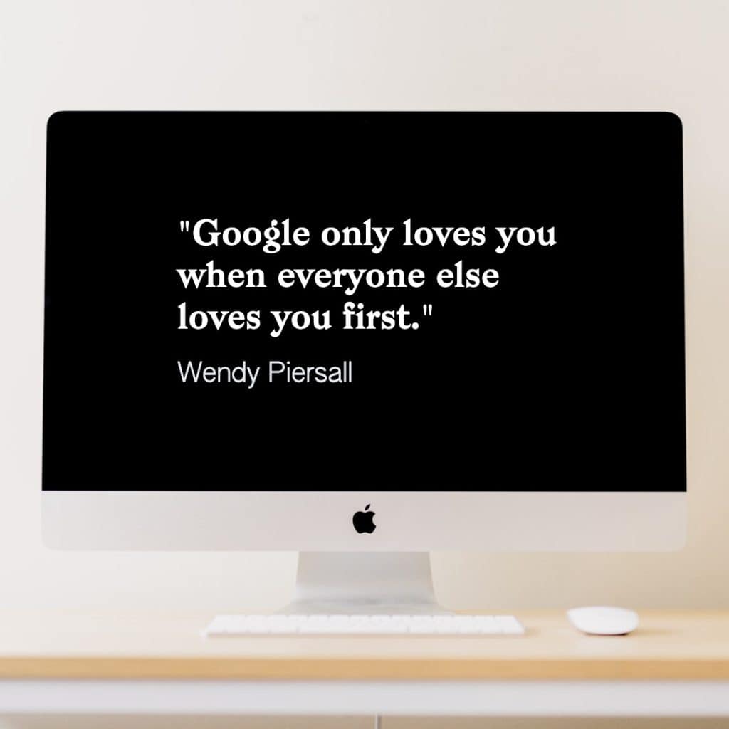 google only loves you when everyone else loves you first