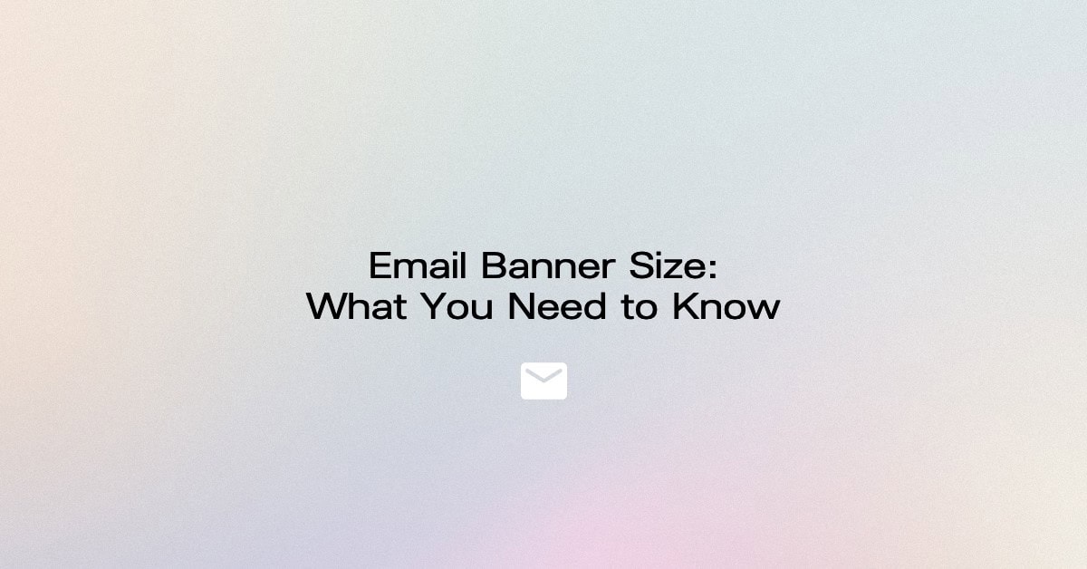 email banner size