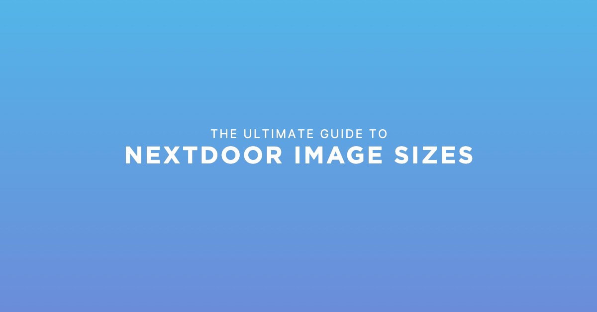 nextdoor image sizes