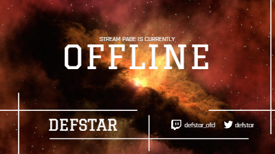 Twitch Offline Banner template