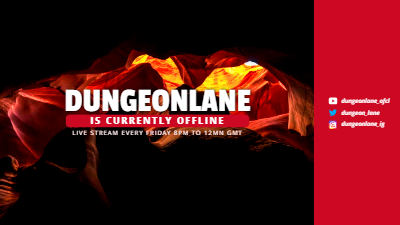 Twitch Offline Banner template