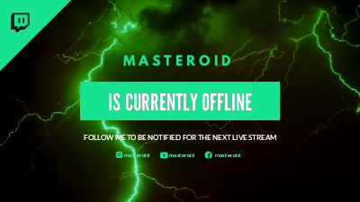 Twitch Offline Banner template