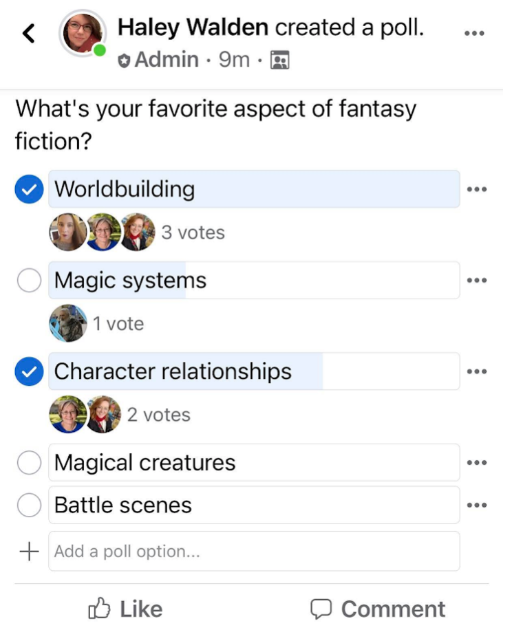 Facebook Polls Idea