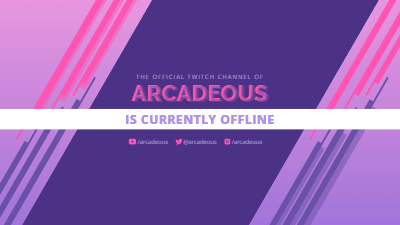 Twitch Offline Banner template